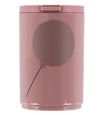 Design Letters Beker m. Rietje - Travel - 330 ml - Roze
