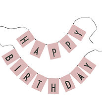 Design Letters Slinger - 2 Vlag in 1 - 11x16 cm - Roze