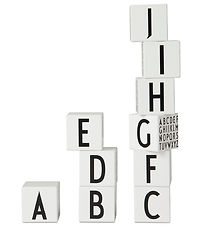 Design Letters Stapelblokken - A-Z - Wit m. Alfabet