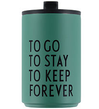 Design Letters Thermobeker - 350 ml - Groen
