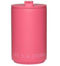 Design Letters Thermo Beker - To Go - 350 ml - Roze