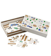 Liewood Puzzel - 35 Bakstenen - Jimmie - Binnenstad/Sandy