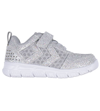 Hummel Skór - Crosslite DOT4 Glitter Jr - Silfur