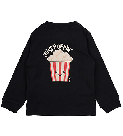The New Siblings Blouse - TnsMalcom - Black Beauty w. Popcorn