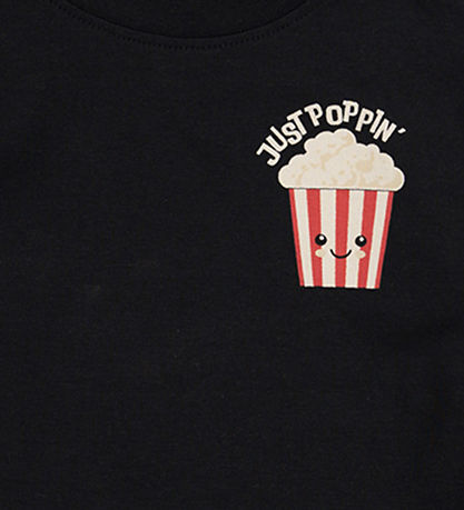 The New Siblings Blouse - TnsMalcom - Black Beauty w. Popcorn
