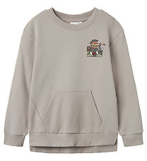 Sweat-shirt Name It - NkmTofigo - Ash av. Imprimé