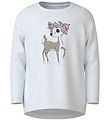 Name It Blouse - NmfVix - Bright White/Flower Deer