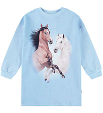 Robe en Molleton Molo - Cyrella - Chevaux bleus
