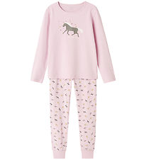 Name It Schlafanzug - Noos - NkfNightset - Corsage m. Print