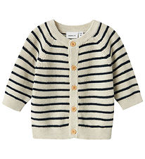 Name It Cardigan - Strick - NbmMast - Peyote Melange m. Streifen