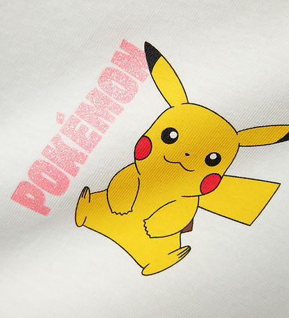 Name It T-shirt - Noos - NkfDyppi - Pokémon - Cloud Dancer w. Pr
