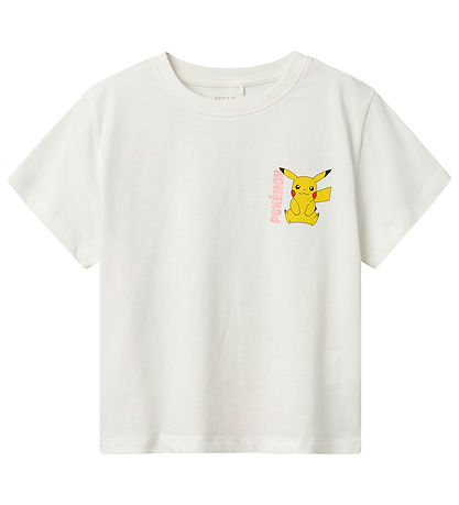 Name It T-shirt - Noos - NkfDyppi - Pokémon - Cloud Dancer w. Pr