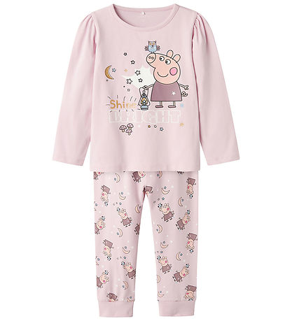 Name It Pyjama Set - Noos - NmfDyris Peppa - Winsome Orchid w. P