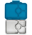 Yumbox Madkasse m. 4 Rum - Bento Steel - Normandy Blue