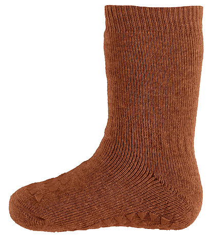 GoBabyGo Socks - Non-Slip - Caramel