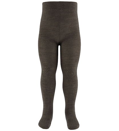 GoBabyGo Tights - Non-Slip - Wool - Chestnut