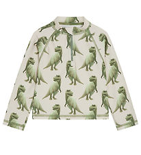 Hust and Claire Swim Top - Maiak - UV50+ - Seagrass w. Dinosaur
