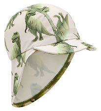 Hust and Claire Swim Hat - Fasai - UV50+ - Seagrass w. Dinosaur