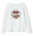 Name It Blouse - NkfVix - Bright White/Be Strong