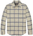 Tommy Hilfiger Shirt - Corduroy - Classic+ Beige/Navy Check