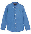 Tommy Hilfiger Shirt - Denim Chambray - Denim Medium+ Wash