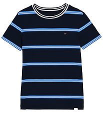 T-Shirt Tommy Hilfiger - Dark Nuit Marine av. A Rayures