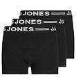 Jack & Jones Bokserit - Tunturit - 3 kpl - Musta