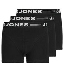 Jack & Jones Boxershorts - Sense Trunks - 3er-Pack - Schwarz