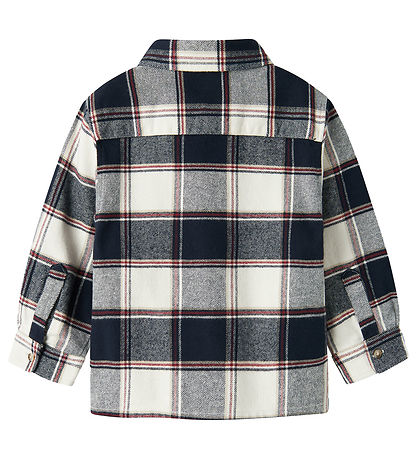 Name It Shirt - NmmTamol - Navy Blazer/Check