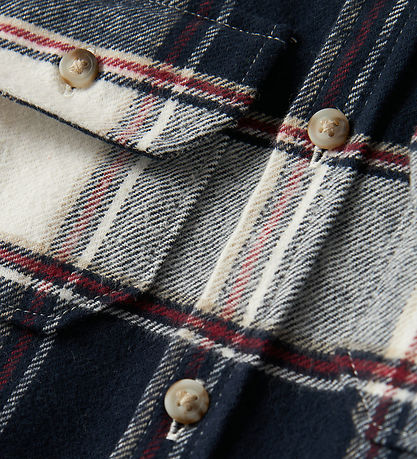 Name It Shirt - NmmTamol - Navy Blazer/Check