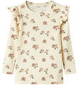 Lil' Atelier Blouse - NmfGavo Eko - Rib - Turtledove/Peony