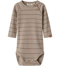 Lil' Atelier Body L/æ - Rib - NbmKail - Reines Kaschmir m. Strei
