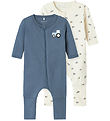 Name It Pyjamapak - Noos - 2-pack - NbmNightsuit - Jet Stream