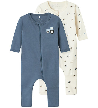 Name It Nightsuit - Noos - 2-Pack - NbmNightsuit - Jet Stream