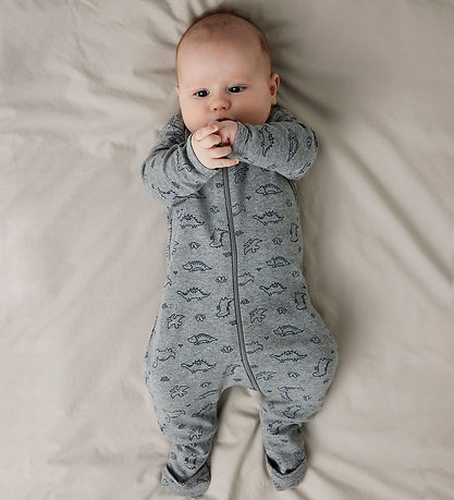 Name It Pyjamapak - Noos - 2-pack - NbmNightsuit - Grey Melange