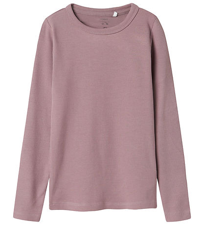 Name It Blouse - Noos - Rib - NkfNakal - Elderberry