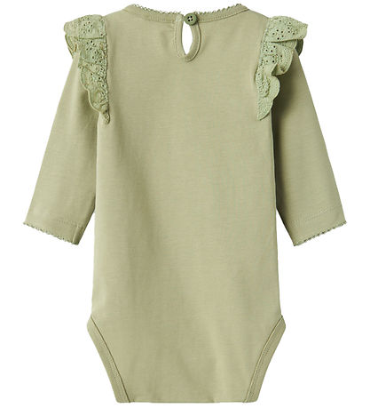 Name It Bodysuit L/æ - NbfTejsa - Tea w. Ruffle