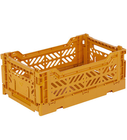 Aykasa Foldable Box - 27x17x11 cm - Mini - Mustard