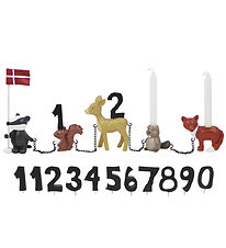 Kids by Friis Födelsedagståg - Skogsdjur m. 11 Tal