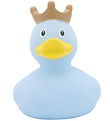  Canard en Caoutchouc- Bleu Clair Canard av. Couronne