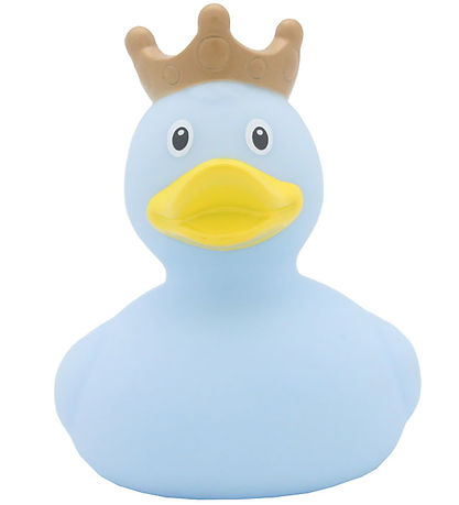 Rubber Duck - Light blue Duck w. Crown