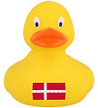 Canard en Caoutchouc- Jaune Canard av. Danois Drapeaux