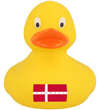 Rubber Duck - Yellow Duck w. Danish Flag