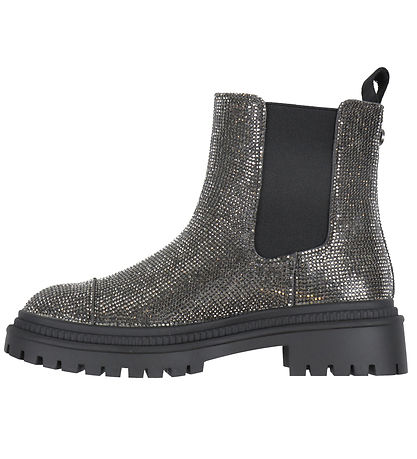 Steve Madden Boots - Moonlit - Pewter w. Rhinestone