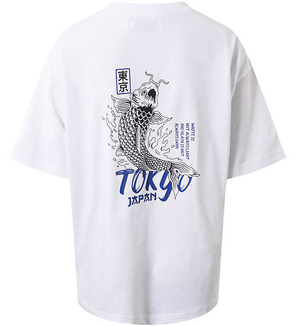 Hound T-shirt - Oversized - White w. Print