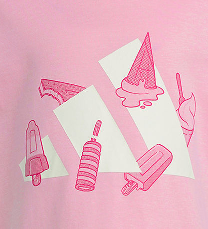 adidas Performance T-shirt - LK L Ice - True pink