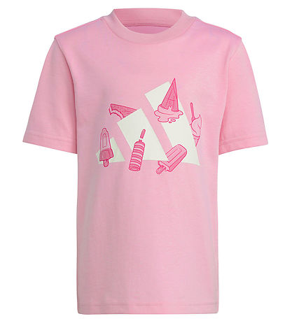 adidas Performance T-shirt - LK L Ice - True pink