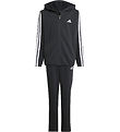 adidas Performance Sweat Set - J 3S FT TS - Black/White