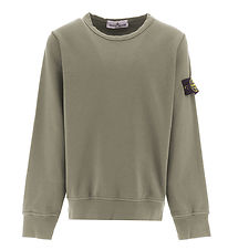 Stone Island Sweatshirt - Schlamm m. Logo