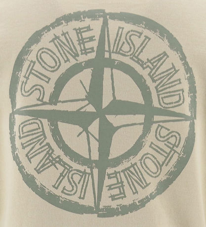 Stone Island Sweatshirt - Sand w. Logo
